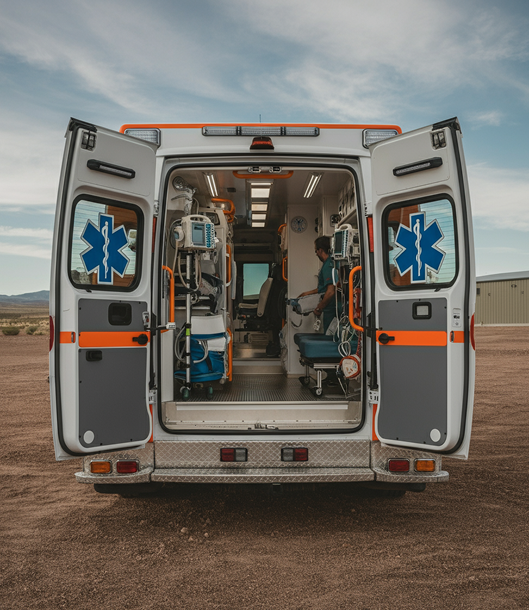 Ambulancia equipada